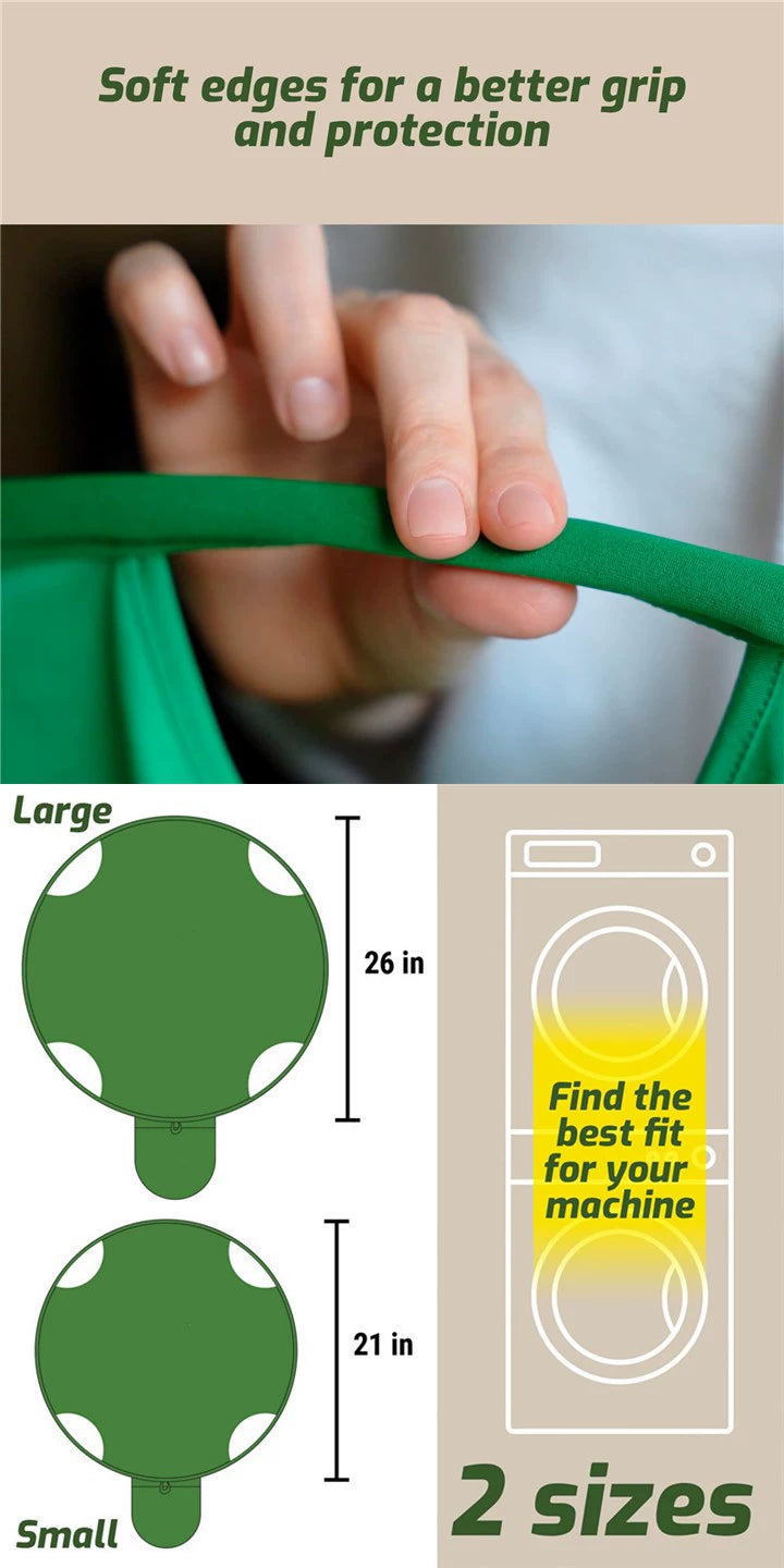 LaundryCatch – Foldable No-Drop Laundry Catcher for Front-Loading Machines (Portable, Space-Saving, Easy-Lift)