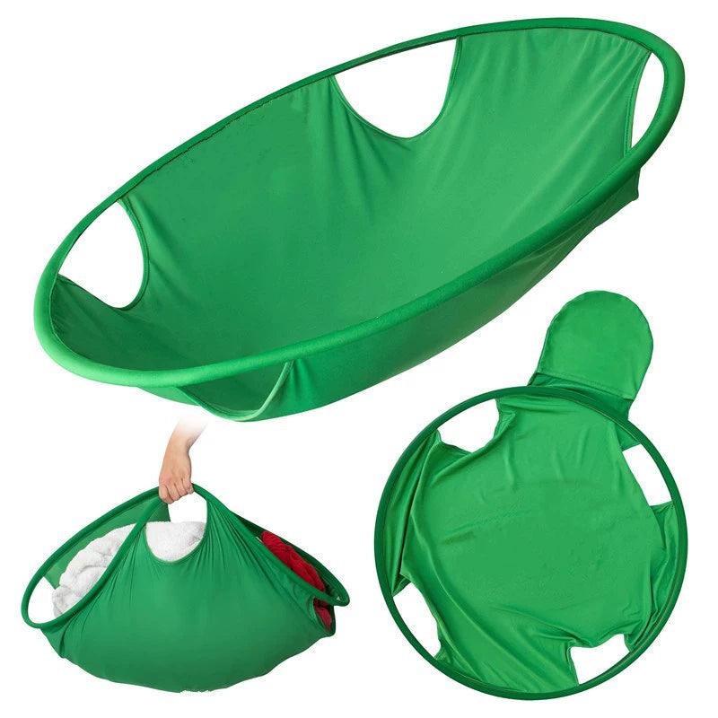 LaundryCatch – Foldable No-Drop Laundry Catcher for Front-Loading Machines (Portable, Space-Saving, Easy-Lift)