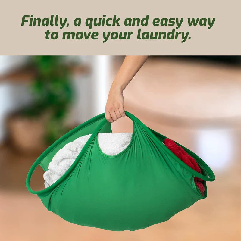 LaundryCatch – Foldable No-Drop Laundry Catcher for Front-Loading Machines (Portable, Space-Saving, Easy-Lift)