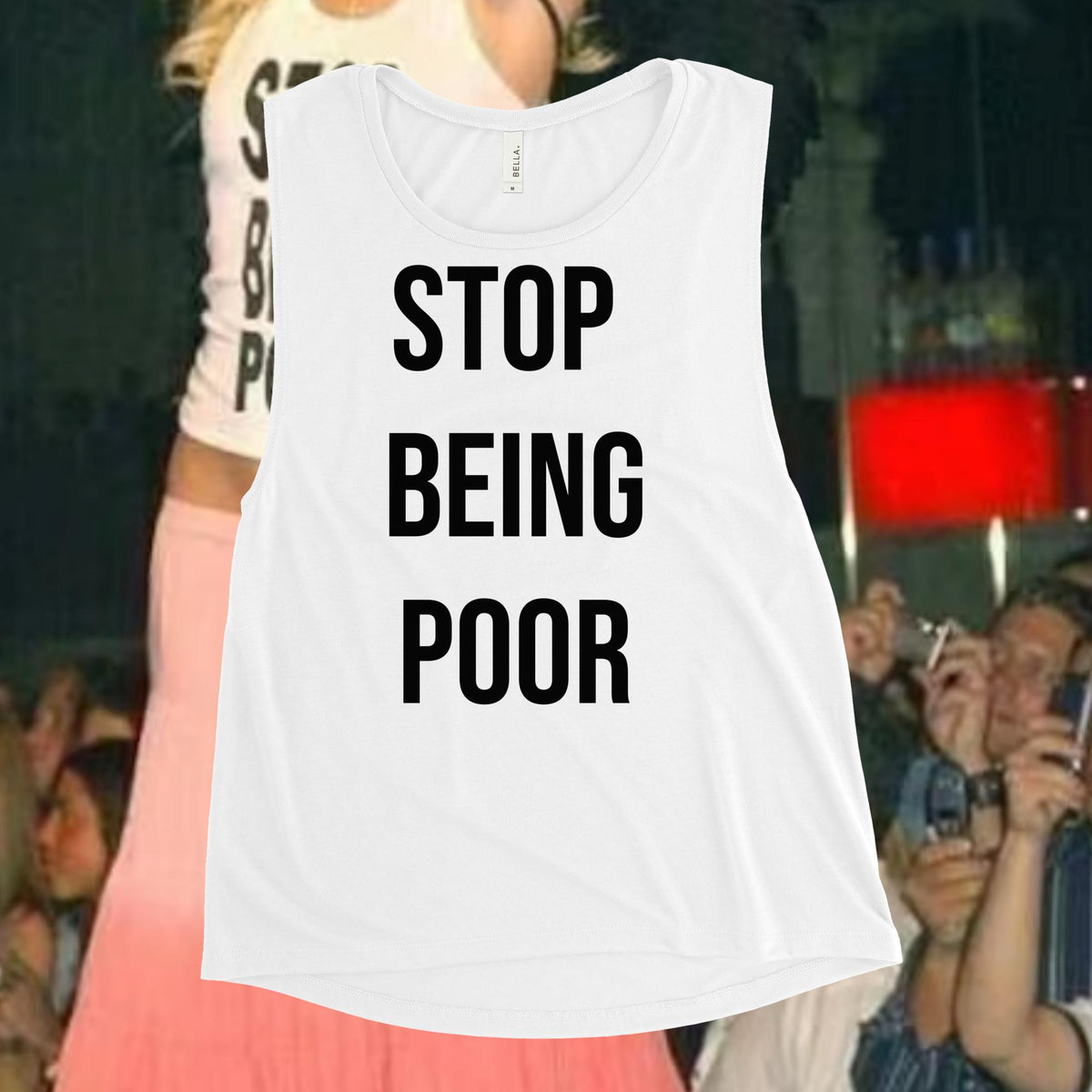 Stop Being Poor Tank Top