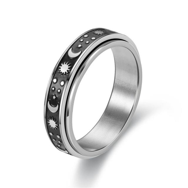 SS Daisy Fidget Ring
