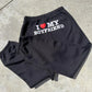 'I LOVE MY BOYFRIEND" Printed Sweatpants